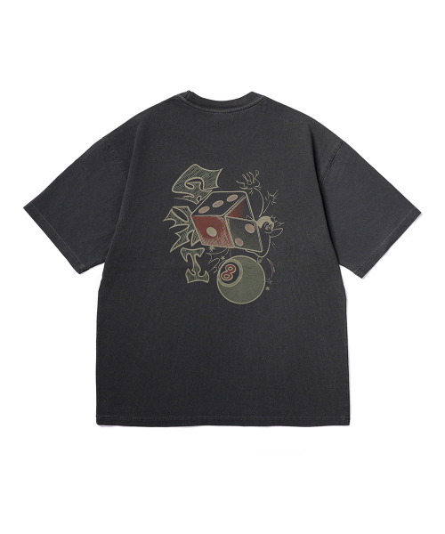 GAKKAI UNIONS(ガッカイユニオンズ)の「ポケットゲーマーピグメント半袖Tシャツチャコール(Tシャツ/カットソー・レディース・その他・MEDIUM/LARGE)」の3枚目の写真