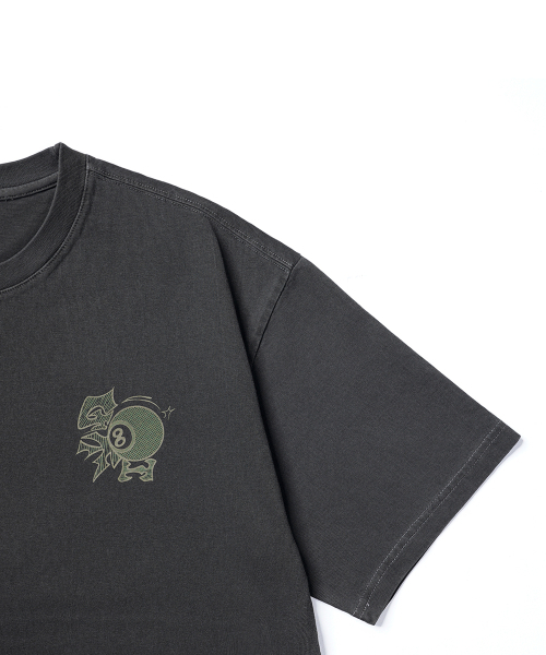 GAKKAI UNIONS(ガッカイユニオンズ)の「ポケットゲーマーピグメント半袖Tシャツチャコール(Tシャツ/カットソー・レディース・その他・MEDIUM/LARGE)」の4枚目の写真