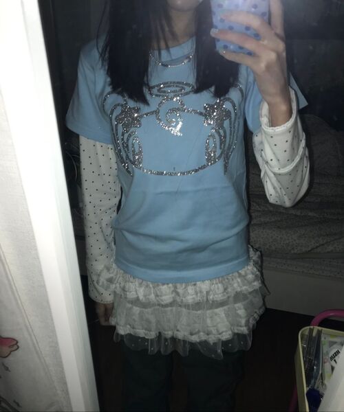 FANCY CLUB（ファンシークラブ）の「レーススターベーシックカーディガン (ホワイト)_F25QB092（カーディガン/ボレロ・レディース・ホワイト・FREE）」の7枚目の写真