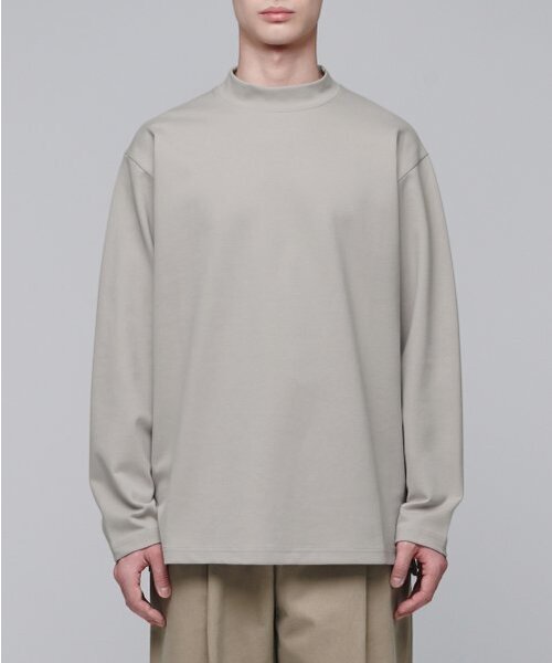 MUSINSA STANDARD（ムシンサスタンダード）の「ポンテモックネック長袖Tシャツ[マッシュルーム]（Tシャツ/カットソー・メンズ・その他・SMALL/MEDIUM/LARGE/X-LARGE/XX-LARGE/XXX-LARGE）」の3枚目の写真