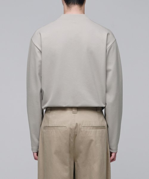 MUSINSA STANDARD（ムシンサスタンダード）の「ポンテモックネック長袖Tシャツ[マッシュルーム]（Tシャツ/カットソー・メンズ・その他・SMALL/MEDIUM/LARGE/X-LARGE/XX-LARGE/XXX-LARGE）」の4枚目の写真