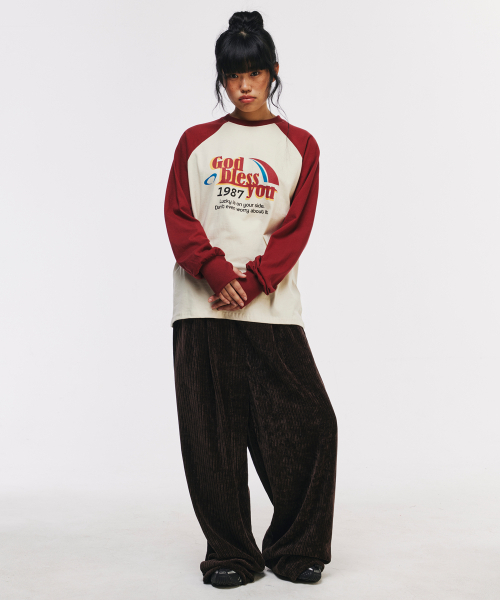 SCALLYWAG（スカリーワグ）の「イージーコーデュロイワイドパンツ[ブラウン]（スウェットパンツ・レディース・その他・MEDIUM/LARGE）」の9枚目の写真