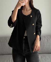 Louere(���G��)�̃m�[�J���[�S�[���h�{�^���W���P�b�g(�m�[�J���[�W���P�b�g)