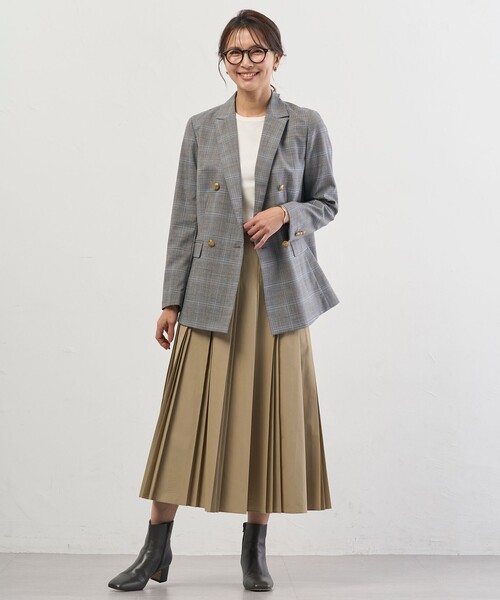 J.PRESS Ladies(J.プレス レディス)の「ANASTASIAトロ ダブル ジャケット(テーラードジャケット・レディース・ネイビー系/グレー系3・XS/S)」の11枚目の写真