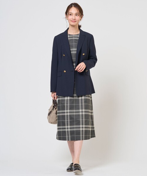 J.PRESS Ladies(J.プレス レディス)の「ANASTASIAトロ ダブル ジャケット(テーラードジャケット・レディース・ネイビー系/グレー系3・XS/S)」の13枚目の写真