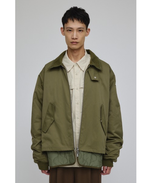 セール】キルティングレイヤーフライトジャケット（ミリタリー