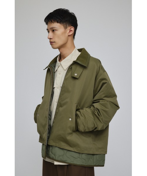 セール】キルティングレイヤーフライトジャケット（ミリタリー