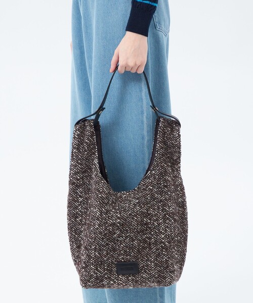 MACKINTOSH PHILOSOPHY（ﾏｯｷﾝﾄｯｼｭ ﾌｨﾛｿﾌｨｰ）の「フラッフィーハンドバッグ（ハンドバッグ・レディース・ブラウン/ベージュ系その他4/グレー系その他・FREE）」の6枚目の写真