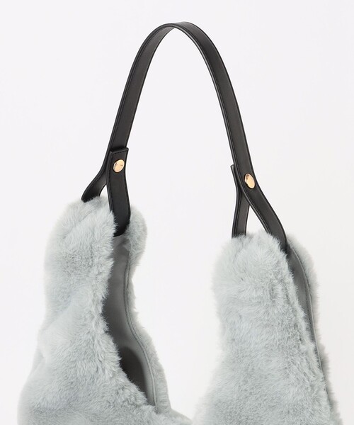 MACKINTOSH PHILOSOPHY（ﾏｯｷﾝﾄｯｼｭ ﾌｨﾛｿﾌｨｰ）の「フラッフィーハンドバッグ（ハンドバッグ・レディース・ブラウン/ベージュ系その他4/グレー系その他・FREE）」の14枚目の写真