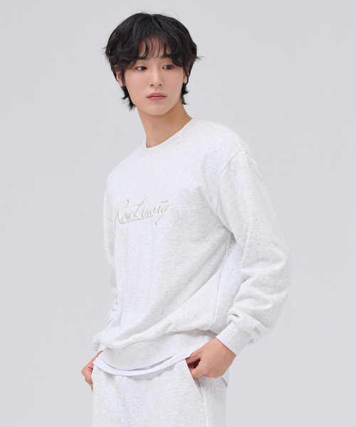 CHASECULT（チェイスカルト）の「共用ミンク裏起毛グラフィックスウェットシャツ-オートミール（スウェット・メンズ・オートミール・90/95/100/105）」の2枚目の写真