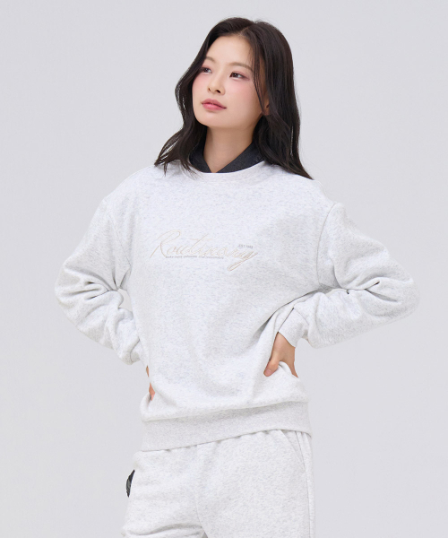 CHASECULT（チェイスカルト）の「共用ミンク裏起毛グラフィックスウェットシャツ-オートミール（スウェット・メンズ・オートミール・90/95/100/105）」の5枚目の写真