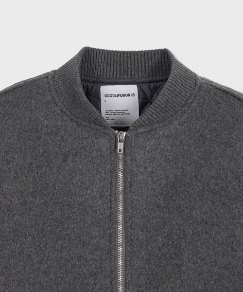 GLW(ジーエルダブリュ)の「ヘビーウェイトラウンドブルゾングレー(ブルゾン・レディース・その他・SMALL/MEDIUM/LARGE)」の8枚目の写真