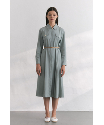 BRILLEMONTHS（ブリルモンス）の「トレンチベルトワンピース[ミント]（ワンピース）」