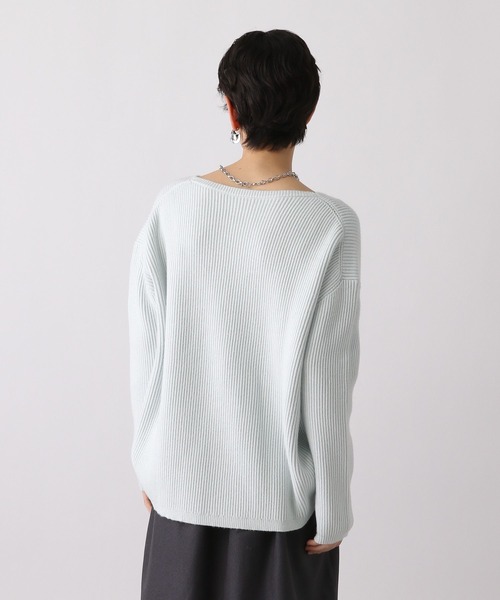 studio CLIP(スタディオクリップ)の「《ウタオ》スウェットライクVネックプルオーバー(ニット/セーター・レディース・グレー/ライトブルー/サンドグレー・FREE)」の19枚目の写真