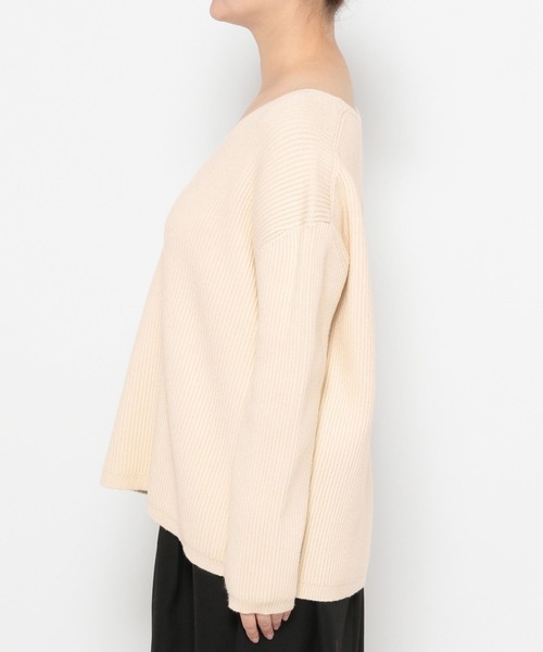 studio CLIP(スタディオクリップ)の「《ウタオ》スウェットライクVネックプルオーバー(ニット/セーター・レディース・グレー/ライトブルー/サンドグレー・FREE)」の21枚目の写真