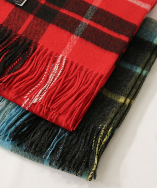 TWEED MILL（ツイードミル）の「ＴＷＥＥＤＭＩＬＬチェック②（ストール/ショール・レディース・レッド系/ブルー系・FREE）」の16枚目の写真