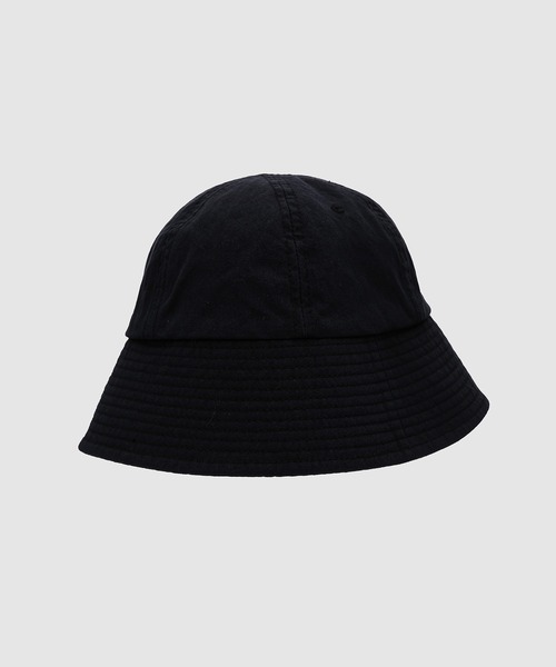 COMME des GARÇONS Stephen Jones ブラックハット NYLON OXFORD GARMENT-DYED HAT（ハット）｜COMME des GARCONS HOMME