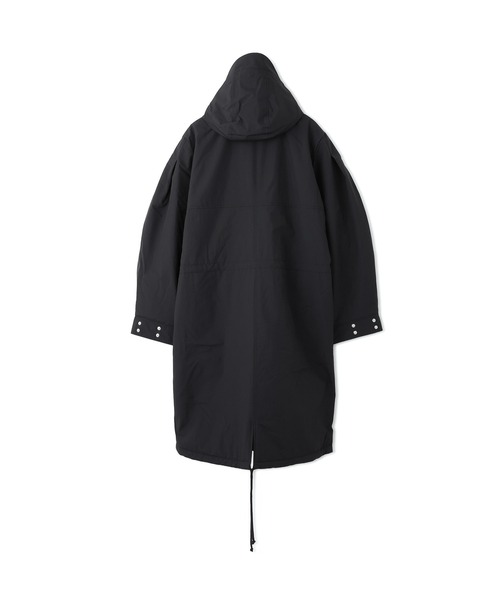 GANNI(ガニー)の「【GANNI(ガニー)】Ripstop Tri-Layer Parka Coat(モッズコート・レディース・ブラック/ブルー系その他・36)」の3枚目の写真