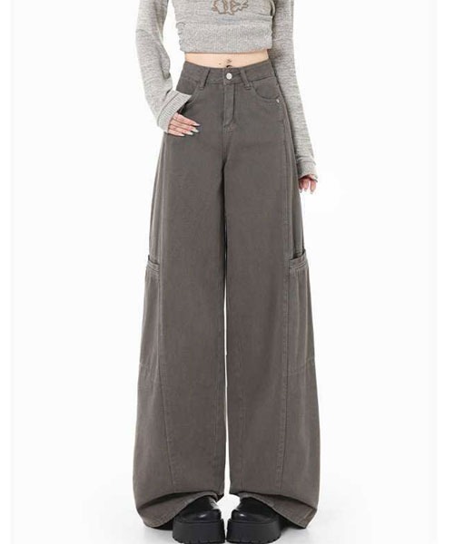 urge:(アージコロン )の「【URGE:】ワイド カーゴ パンツ(カーゴパンツ・レディース・グレー・SMALL/MEDIUM/LARGE/X-LARGE)」の6枚目の写真