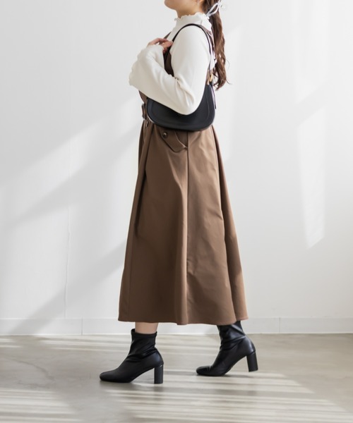 CLETTE(クレット)の「CLETTEオリジナルトレンチデザインワンピース(ワンピース・レディース・ブラック/ブラウン/ベージュ・LL/3L/4L)」の10枚目の写真