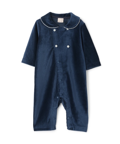petit main（プティマイン）の「ダブルボタン衿つきカバーオール（ロンパース・キッズ・アイボリー/ピンク/ネイビー・80ｃｍ/70cm）」の10枚目の写真