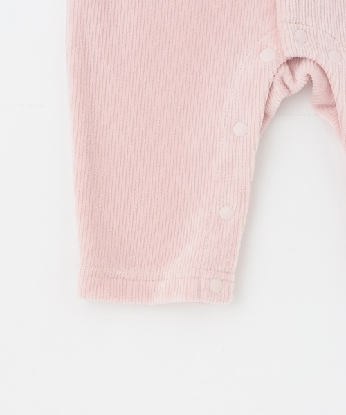 petit main（プティマイン）の「ダブルボタン衿つきカバーオール（ロンパース・キッズ・アイボリー/ピンク/ネイビー・80ｃｍ/70cm）」の4枚目の写真