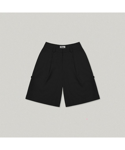 FOLNUA(フォルニュア)の「TWO-WAY WOOL SHORTS (BLACK)(その他パンツ・レディース・その他・SMALL/MEDIUM)」の1枚目の写真