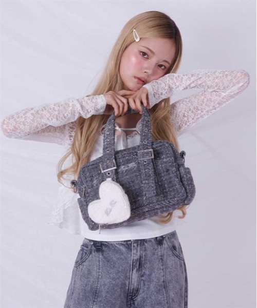 ミニツイードショルダー（ショルダーバッグ）｜FickleBebe