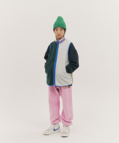 FRISE(フリゼ)の「ライナーベスト_ホワイトメランジ_キッズ(ベスト・レディース・その他・110/120/130)」の2枚目の写真