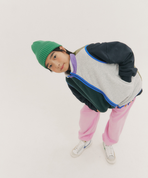 FRISE(フリゼ)の「ライナーベスト_ホワイトメランジ_キッズ(ベスト・レディース・その他・110/120/130)」の4枚目の写真