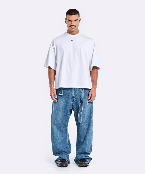 51%(フィフティーワンパーセント)の「Belted Denim Pants - Blue(デニムパンツ・メンズ・その他・MEDIUM/LARGE)」の2枚目の写真