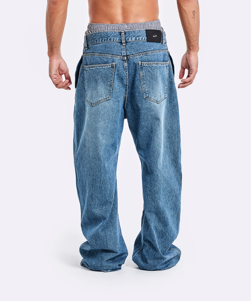 51%(フィフティーワンパーセント)の「Belted Denim Pants - Blue(デニムパンツ・メンズ・その他・MEDIUM/LARGE)」の8枚目の写真