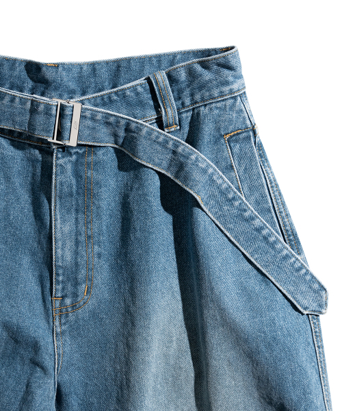 51%(フィフティーワンパーセント)の「Belted Denim Pants - Blue(デニムパンツ・メンズ・その他・MEDIUM/LARGE)」の11枚目の写真