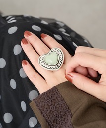 OtroAccesorio | 【OtroAccesorio】heart concho ring(リング)