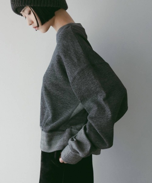 anuke（アンヌーク）の「Bicolor Wide Sweat（スウェット）」 - WEAR