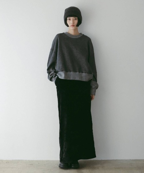 セール】Bicolor Wide Sweat（スウェット）｜anuke（アンヌーク）の