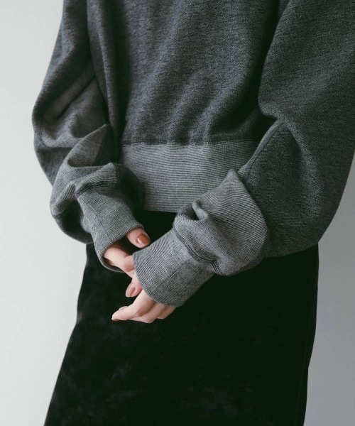 anuke（アンヌーク）の「Bicolor Wide Sweat（スウェット）」 - WEAR