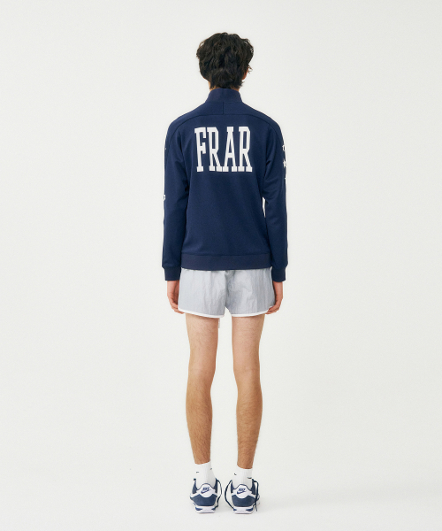 FROM ARLES(フロムアルル)の「90Sビンテージジャージジャケット / ネイビー(ナイロンジャケット・メンズ・ネイビー・LARGE/MEDIUM)」の4枚目の写真