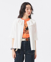 別注】TORI-TO / 縦フリル Tシャツ（Tシャツ/カットソー）｜TORI-TO