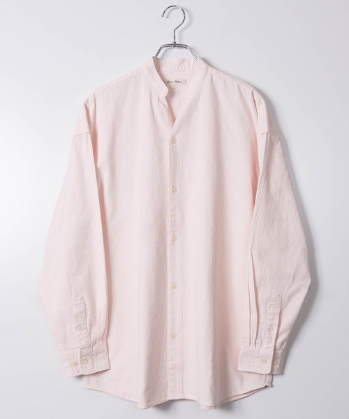 JOHN'S CLOSET（ジョンズクローゼット）の「【a】リラックスフィット スキッパーパナマシャツ（シャツ/ブラウス・メンズ・ネイビー/ブルー/ホワイト/ブラック/ミント/ベージュ/ピンク/ネイビー系1/ホワイト系その他・LARGE/MEDIUM）」の9枚目の写真