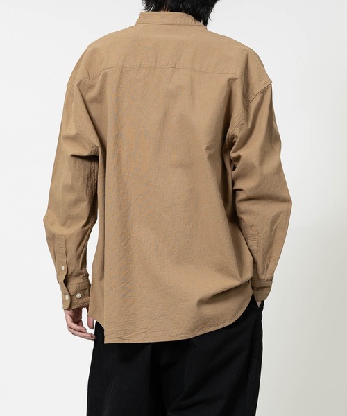 JOHN'S CLOSET（ジョンズクローゼット）の「【a】リラックスフィット スキッパーパナマシャツ（シャツ/ブラウス・メンズ・ネイビー/ブルー/ホワイト/ブラック/ミント/ベージュ/ピンク/ネイビー系1/ホワイト系その他・LARGE/MEDIUM）」の11枚目の写真