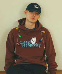 PLAC（プラック）の「CASPER x PLAC スプーキーキャスパーフードパーカー ブラウン（パーカー）」
