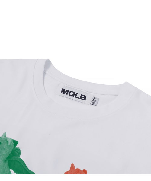 MATCHGLOBE(マッチグローブ)の「スリードラゴンオーバーフィットティー(ホワイト)(Tシャツ/カットソー・レディース・その他・FREE)」の5枚目の写真