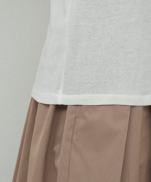 GALLARDAGALANTE（ガリャルダガランテ）の「VレースロンTee（Tシャツ/カットソー・レディース・ホワイト系その他/ブラック・FREE）」の10枚目の写真