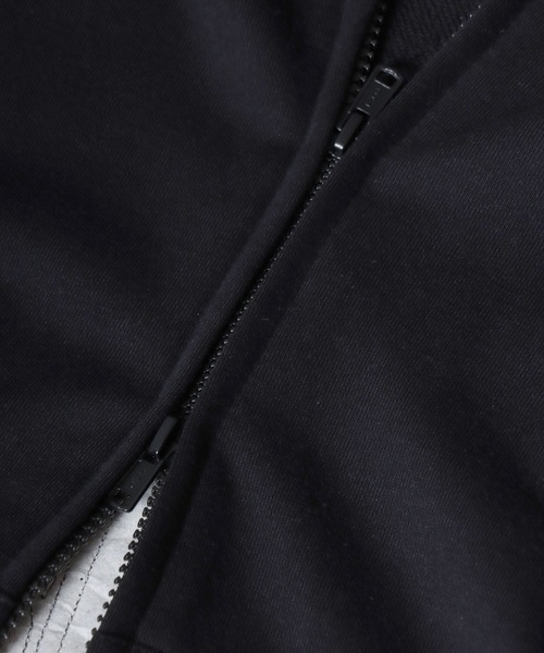 SITRY（シトリー）の「Heart Logo Grunge Style Sweat Hoodie/ハートロゴ グランジ ヴィンテージライク オーバーサイズ ショート丈 ダブルジップ 裏毛 フルジップパーカー フーディー パーカー スウェット レディース メンズ（パーカー・メンズ・ライトグレー/ブラック/ピンク・L/M）」の14枚目の写真