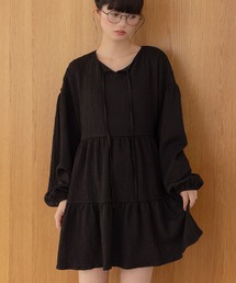 REMOON（リムーン）の「ティアードチュニックワンピース（ワンピース）」