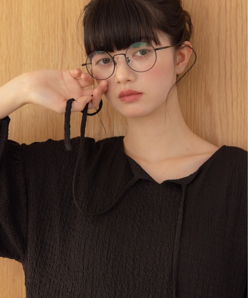 REMOON(リムーン)の「ティアードチュニックワンピース(ワンピース・レディース・オフホワイト/ブラック/ライトグリーン・FREE)」の10枚目の写真