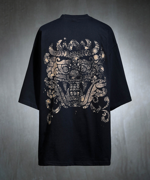 KIRTIMUKHA(キールティムカ)の「ロゴブリーチルーズフィット半袖Tシャツ(Tシャツ/カットソー・メンズ・その他・3/2)」の1枚目の写真