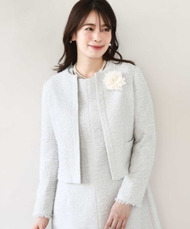 OFUON le MK（オフオンルエムケー）の「[セットアップ対応]ツイードノーカラージャケット/WEB限定（ノーカラージャケット）」