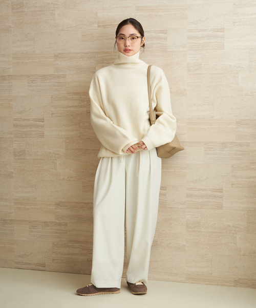 セール】LOOSE TURTLE NECK プルオーバー（ニット/セーター）｜Plage